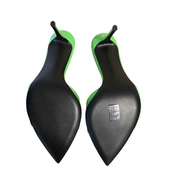 Giuseppe Zanotti Green Patent Leather Stiletto Sandal Italy 38, US 8 - Picture 6 of 9